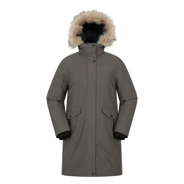 Mountain Warehouse Womens/Ladies Marlow Extreme Down Waterproof Parka - Grey - 