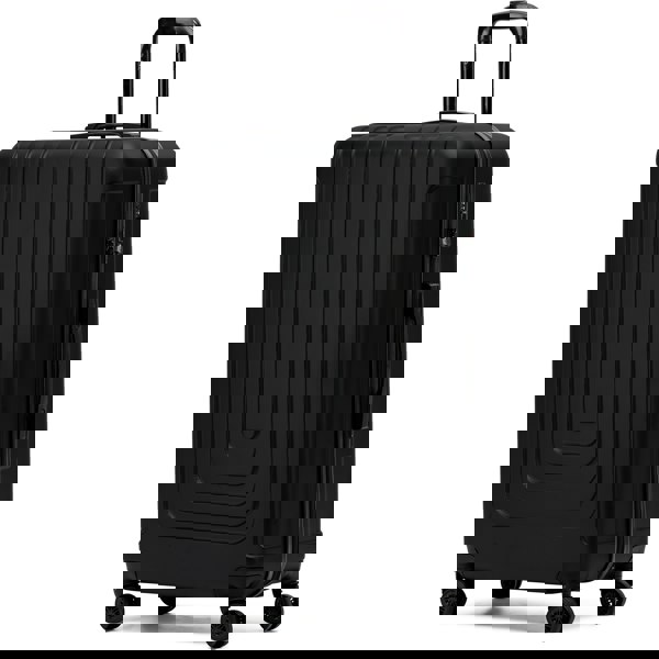 Flight Knight Large 30" Hard Shell Check in Suitcase 8 Spinner Wheels Hold Luggage