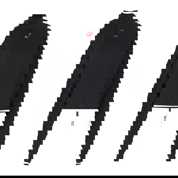 Red Run Womens/Ladies Inky Crop Sweatshirt - Black - 