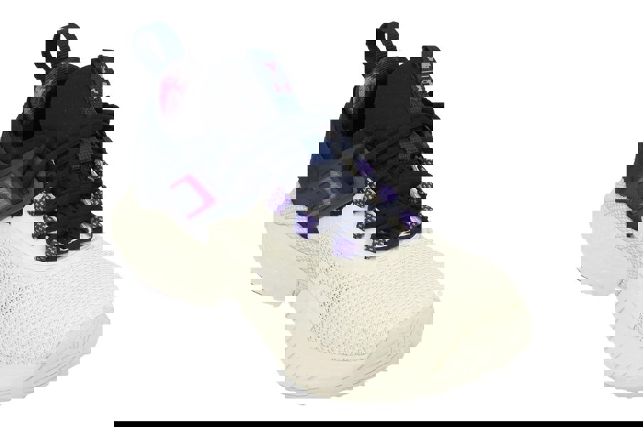 Under Armour Womens Project Rock 5 Disrupt Trainers 3026207  102 - White Navy 102 - Photo 3