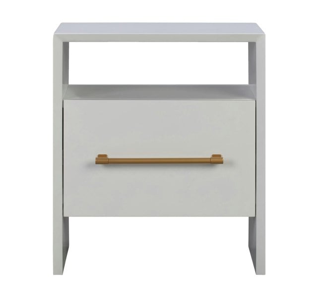 Furniture Edit Libre White Nightstand Bedside Table