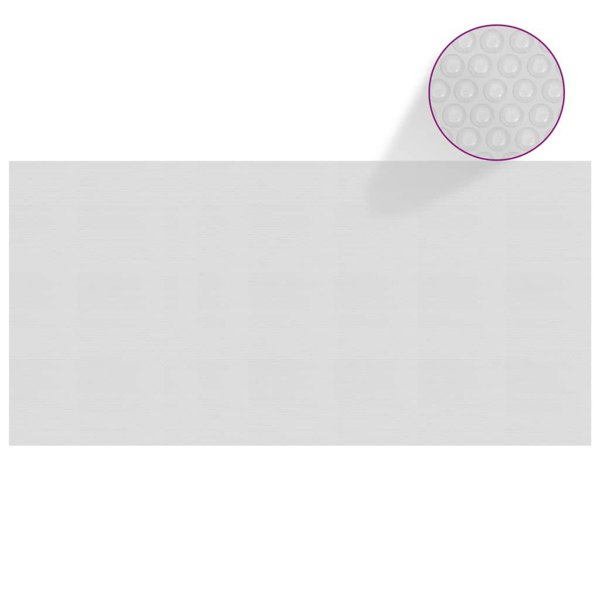 Berkfield Floating PE Solar Pool Film 450x220 cm Grey