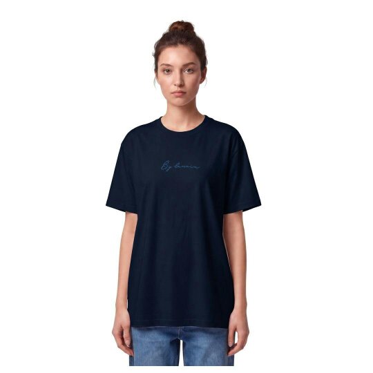By Lanvin Signature Logo Blue T-Shirt