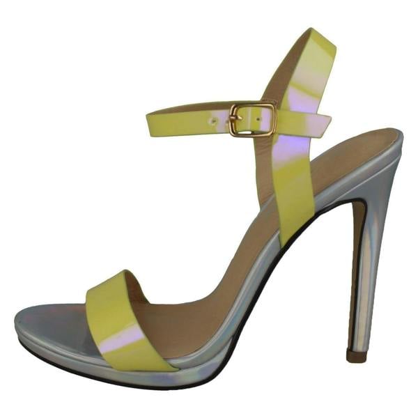 Spot On Ladies Spot On High Heel Mule Sandals F10912