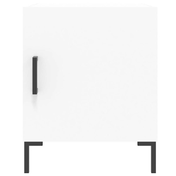 Berkfield Bedside Cabinets 2 pcs White 40x40x50 cm Engineered Wood