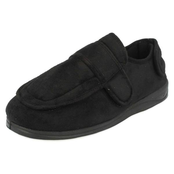 Padders Mens Padders Memory Foam Slippers Wrap