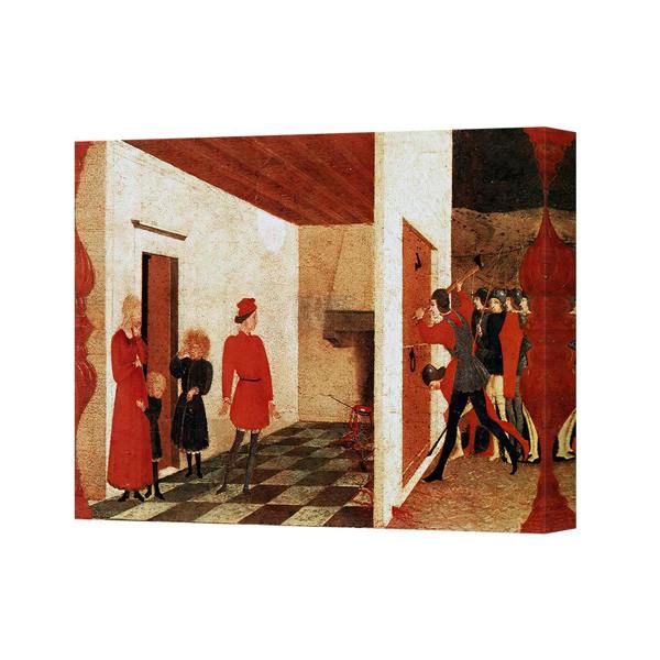 Benjamin Tate Design Antique Style Historical Scene Canvas Wall Art Print For Living Room