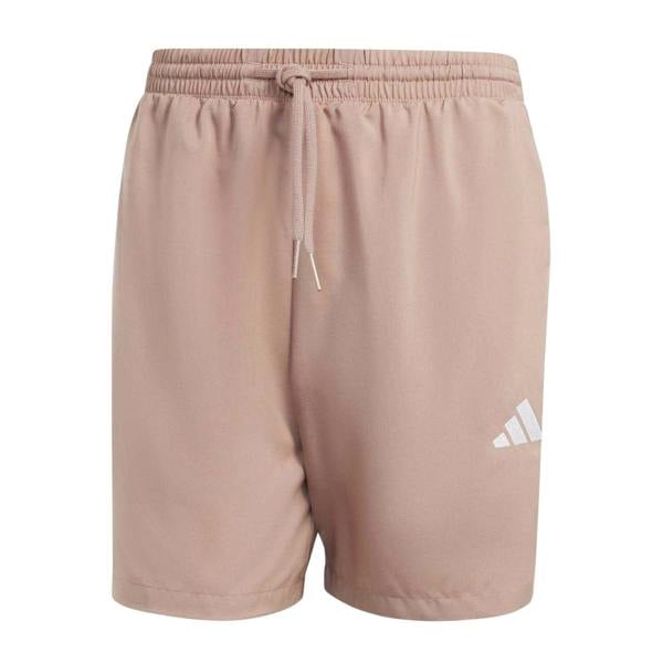 Adidas Mens 3 Stripes Shorts - Warm Clay - 