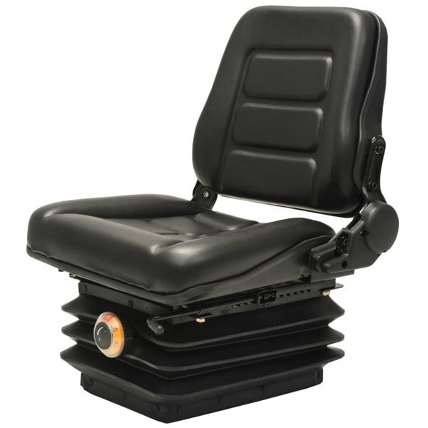 Berkfield Forklift & Tractor Seat with Suspension and Adjustable Backrest