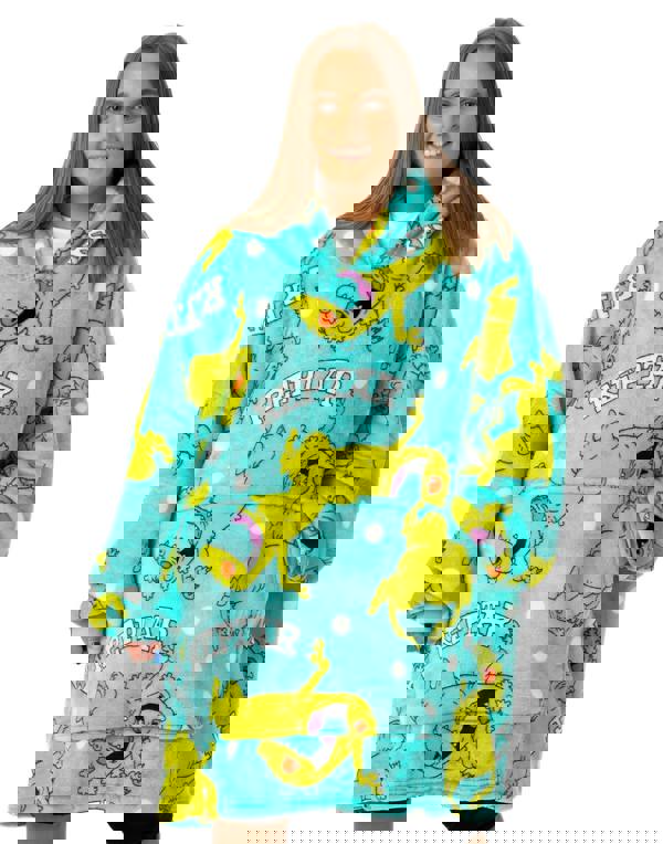 Rugrats Womens Blue Blanket Hoodie (One Size)