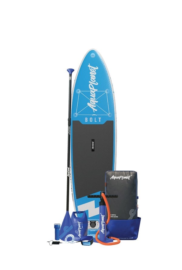 Aquaplanet BOLT 9'4" Inflatable Paddle Board Package - Blue