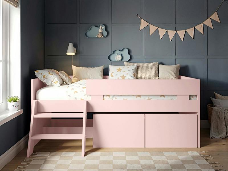 Flair Logan Single Storage Low Sleeper Bed