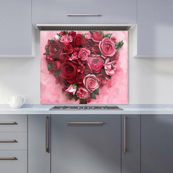 Warren Reed - Designer Heart of Roses Kitchen Splashback