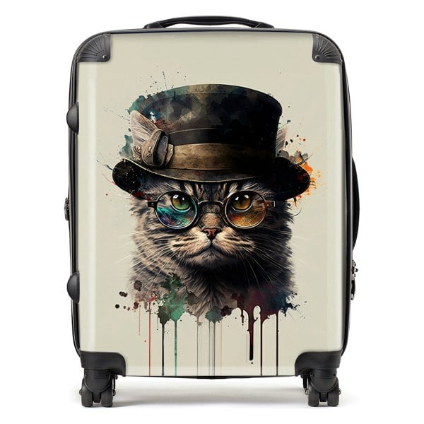 Warren Reed Cat And Hat Splashart Suitcase