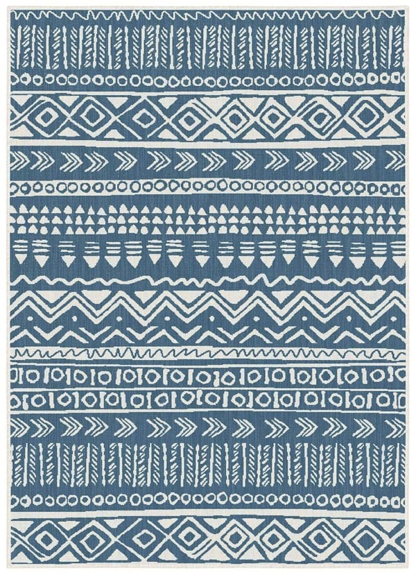 Aztec Design Tribal Outdoor Rug |Weather-Proof & UV Protect