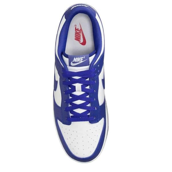 Nike Mens Dunk Retro Leather Trainers - Blue/White - 