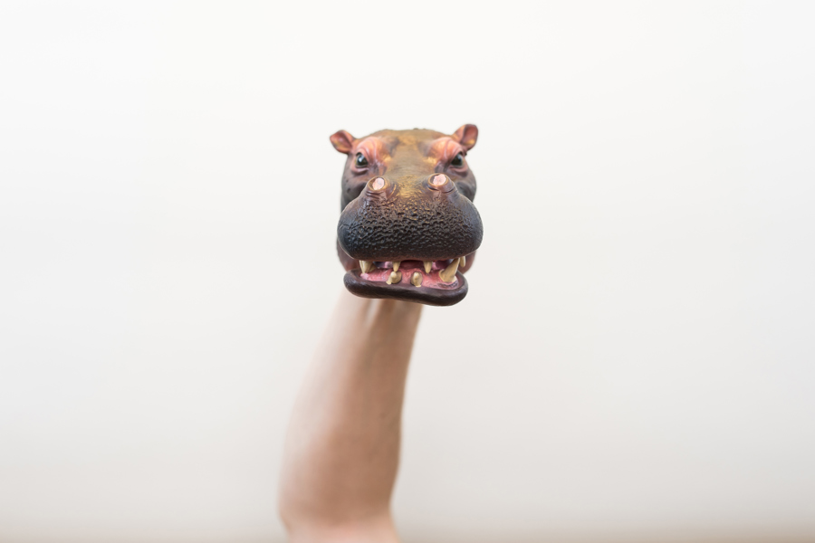 Wildthings Wild Thingz Hippo Hand Puppet
