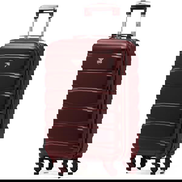 Flight Knight 55x35x20cm Cabin Carry Bag Hard Shell Suitcase 100+ Airline Approved