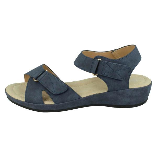 Spot On Ladies Spot On Low Wedge Sandals F00288