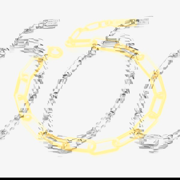 Ania Haie Vogue Maven 14ct Gold Plated Chunky Chain Link Bracelet B062-04G