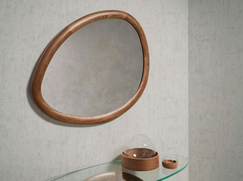 Angel Cerdá Organic Walnut Wall Mirror 3245