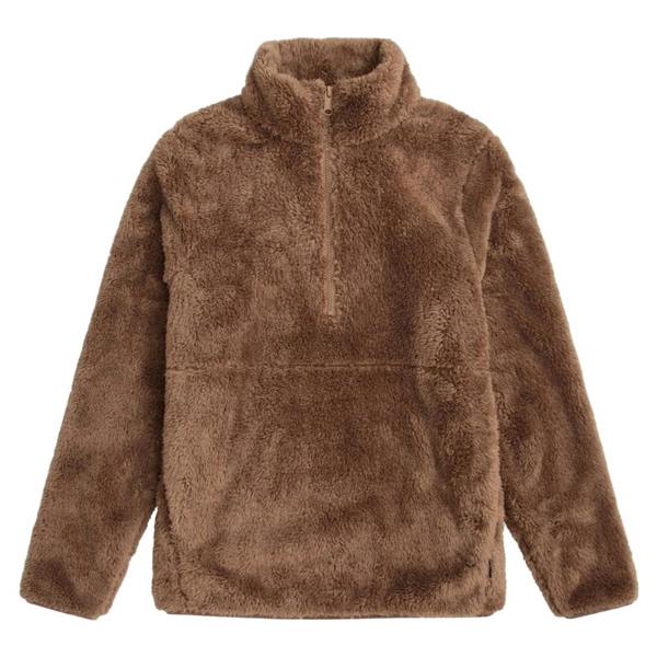 Animal Womens/Ladies Teddy Fleece Half Zip Jacket - Tan - 