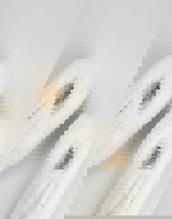 Miffy Girls White Character Face Mule Slippers