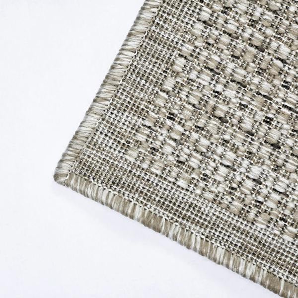 Non-Slip Beige Rug Plain Solid Design Flat Weave Kitchen Dining Room Living Room Area Mat