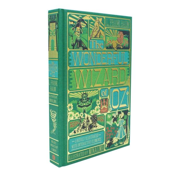The Wonderful Wizard of Oz and The Adventures of Pinocchio - Minalima Edition 2 Books Collection Set | Illustrated with Interactive Elements