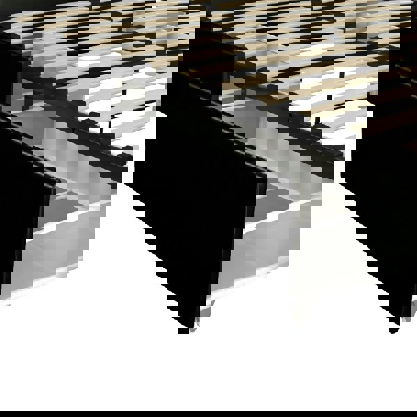 Dorel Home Dakota Bed with Storage PU Black - Double