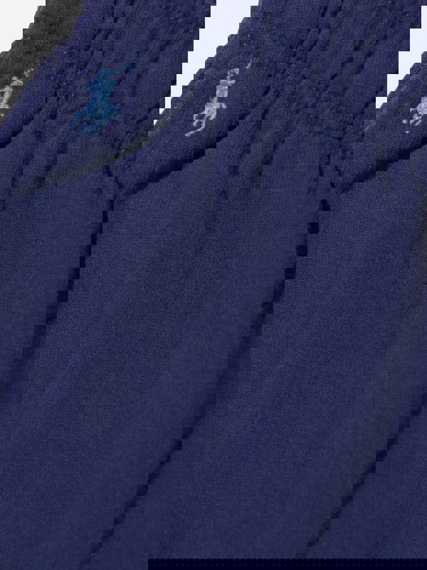 Ralph Lauren Kids Girls Logo Joggers in Navy