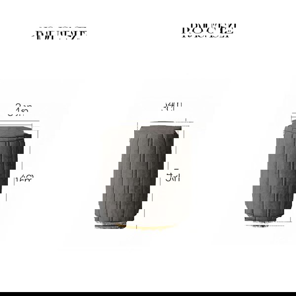 Rit Concept Tandy Dressing Table, Green/ White/ Black And Gold