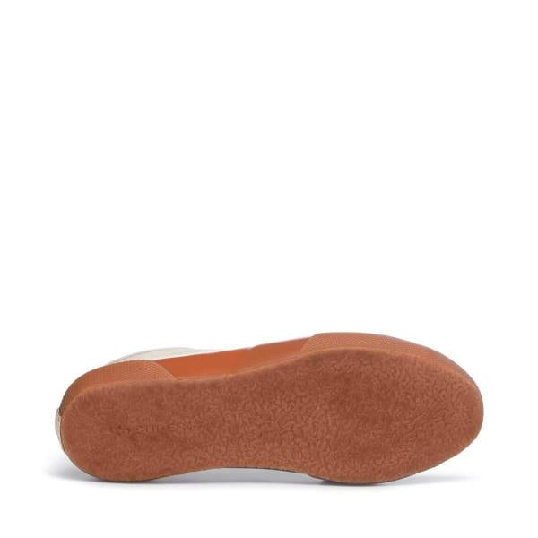Superga Mens 2431 Vietnam Canvas Trainers - Off White/Gum - 