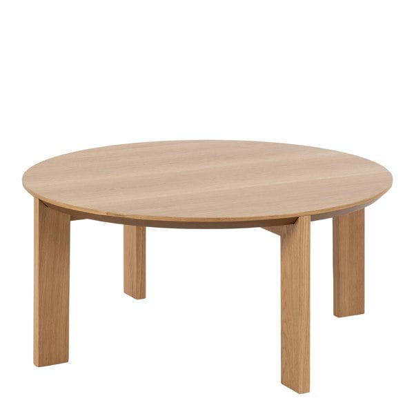 Furniture To Go Maxime Round Coffee Table in Matt Oak
