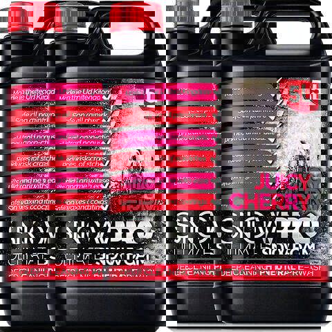 SnowPro Snow Foam Shampoo Car Wash 10L Soap pH Neutral Vehicle Cleaning Detailing Pre Wash Cherry Fragrance