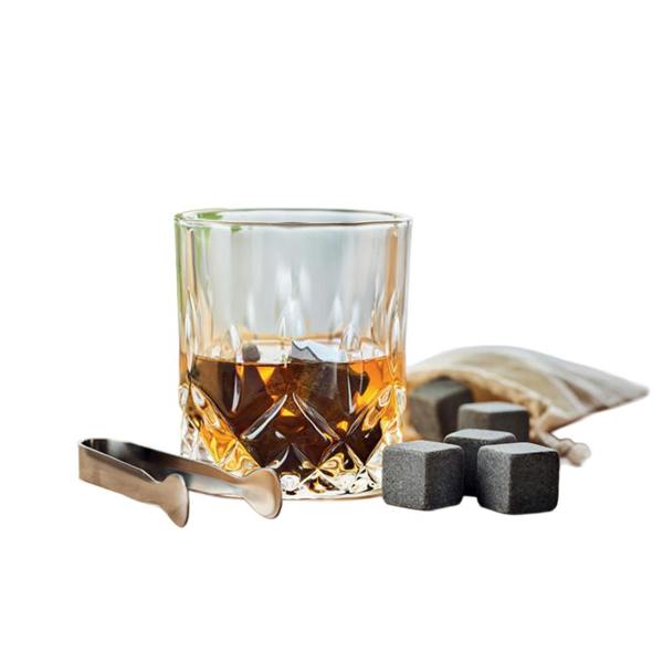 MidOcean Inverness Bamboo Whiskey Glass Set - Wood - 