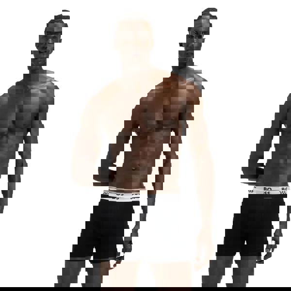 Boss Mens Power Briefs (Pack of 3) - Black/Navy/Multicoloured - 