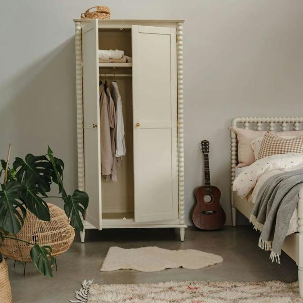 Statement Furniture Cromwell Double Wardrobe with Shelf and Hanging Rail