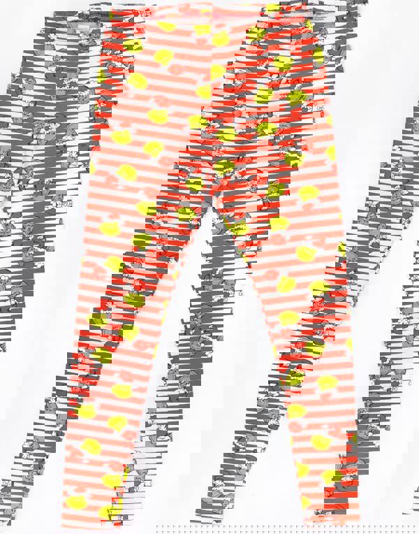 The Grinch Unisex Red Merry Grinchmas Slogan Long Sleeve Long Leg Pyjama Set