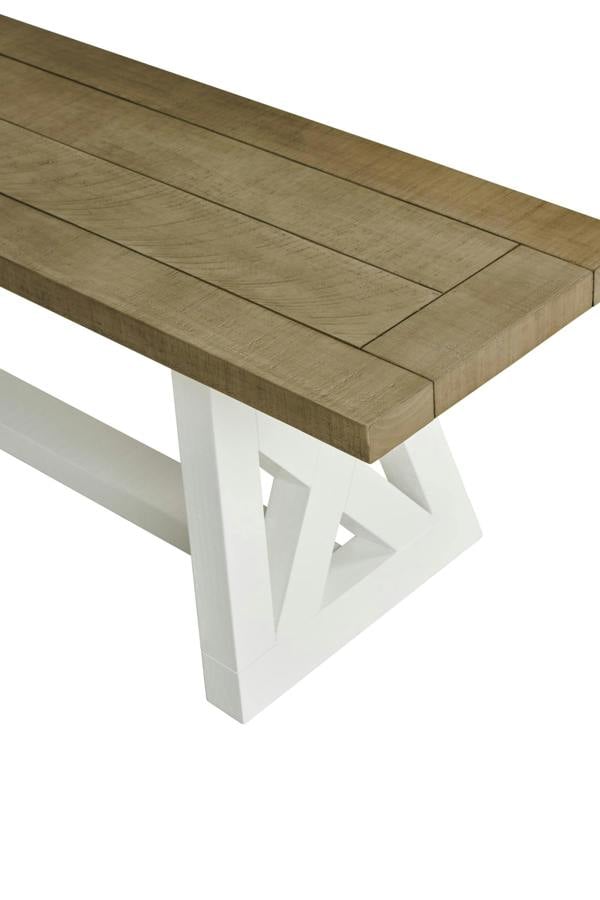 Statement Furniture Oxford Bench Wooden Dining Bench Seat
