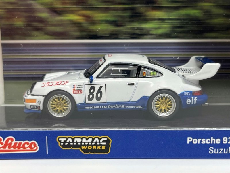 Tarmac Porsche 911 Turbo S LM GT Suzuka 1000 km 1994 1:64 Scale Tarmac Works T64S00994SU