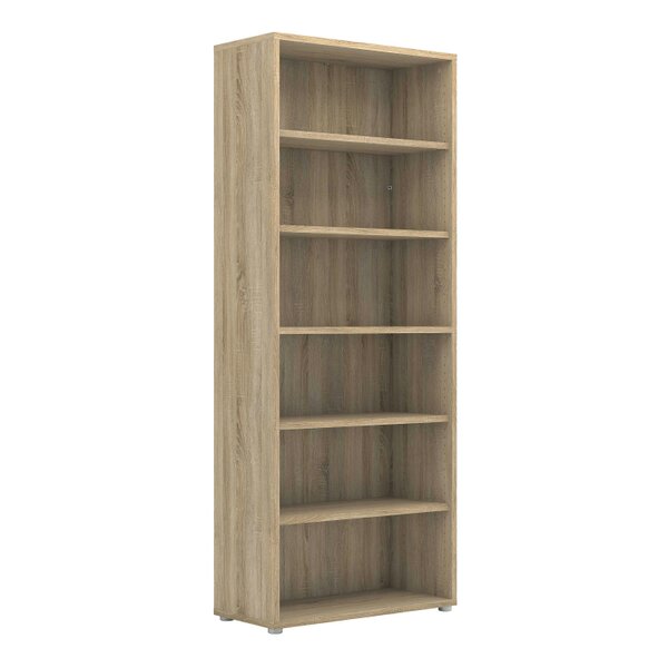 Wyld Haus Dris Natural Oak Wood Effect Bookcase 5 Shelves