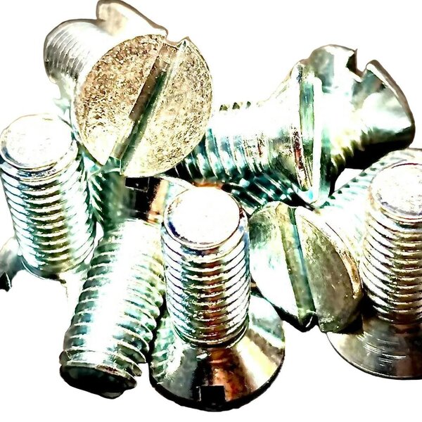 Fixaball M6 Machine Screw Slot Countersunk BZP Zinc DIN963