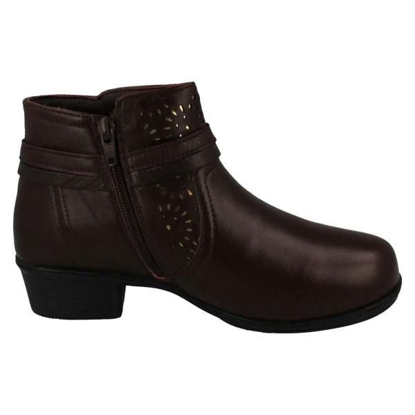 DB Shoes Ladies DB Shoes 2V Dual Fitting Ankle Boots Sky