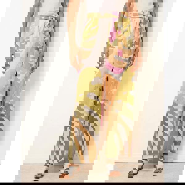 Blue Vanilla Paper Bag Wide Leg Trousers