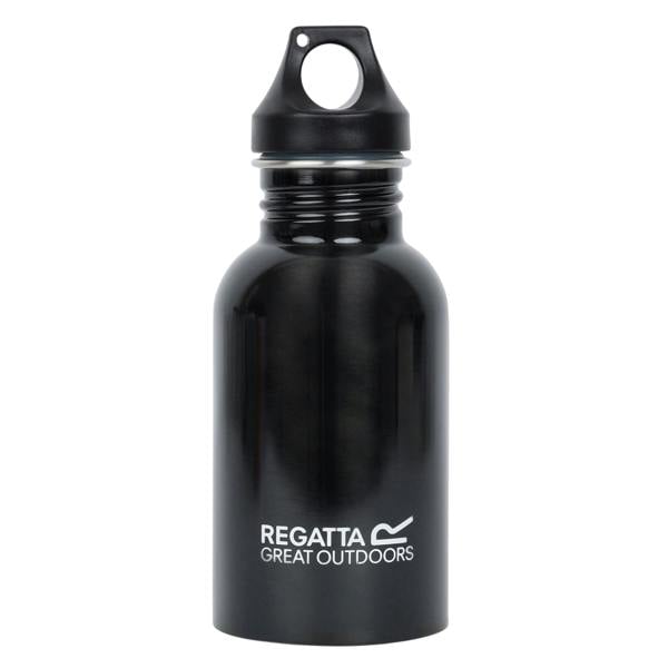 Regatta Stainless Steel 500ml Water Bottle - Black - 