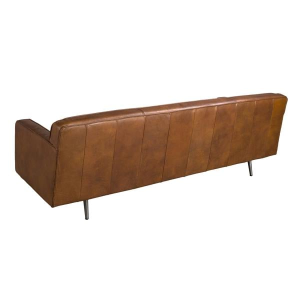Angel Cerdá Chester sofa in dark brown leather 6224/6225