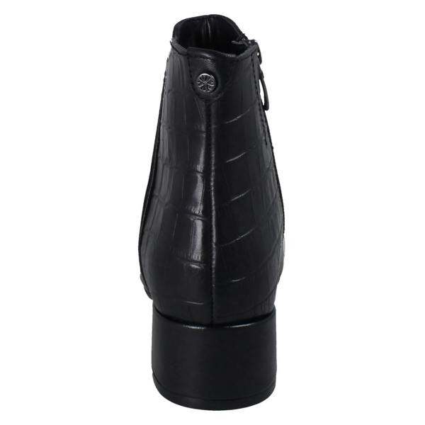 Van Dal Ladies Van Dal Zip Fastening Smart Ankle Boots With Croc Detailing Manon