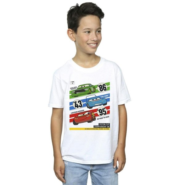 Disney Boys Cars Piston Cup Champions T-Shirt - White