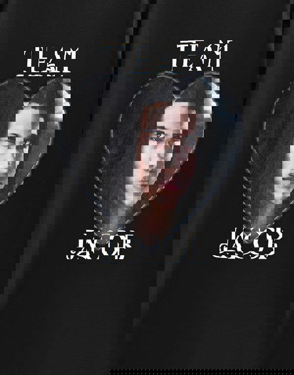 Twilight Womens Black Team Jacob Short Sleeved T-Shirt